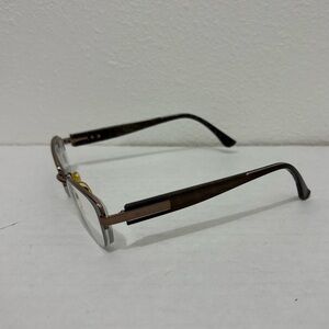 Michael Kors Eyeglasses MK361 239 Metal Half Rim Frames 51-17-135 Brown
